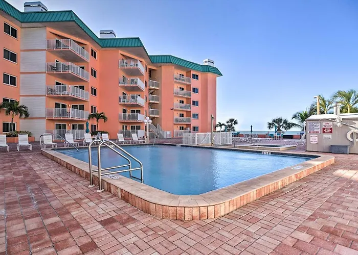 New Pool & Hot Tub! Beachfront Indian Shores